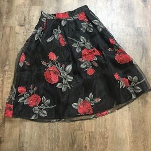 Floral skirt